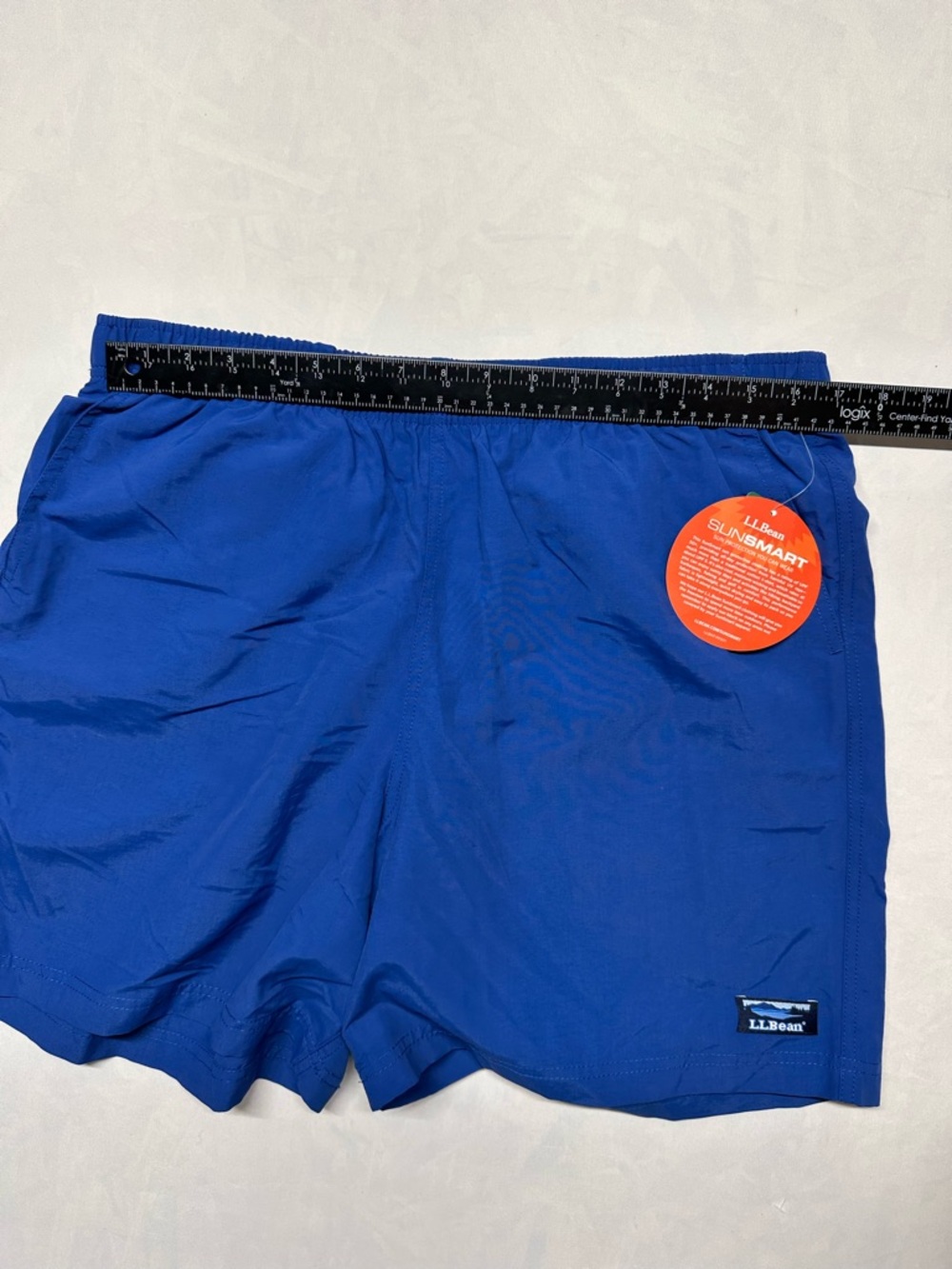 NWT L.L. Bean Men’s Classic Supplex Sport Shorts Blue -  Mens Large - Picture 2 of 8